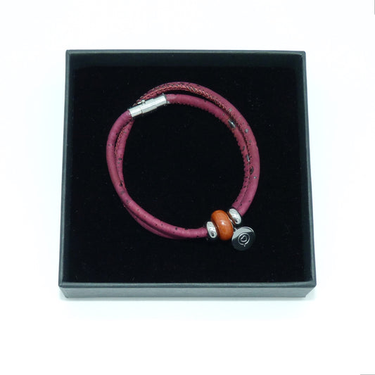 The Talk Kind Bracelet from Roo Betty mixing Gemstone and Colour Therapy - boost your sense of self and ground with this Red Jasper Bracelet