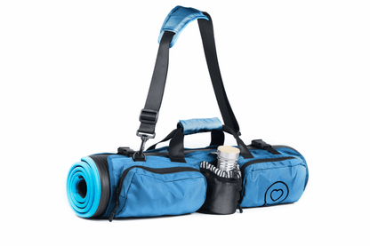 The Roo betty Orla Yoga mat bag in Turquoise Blue