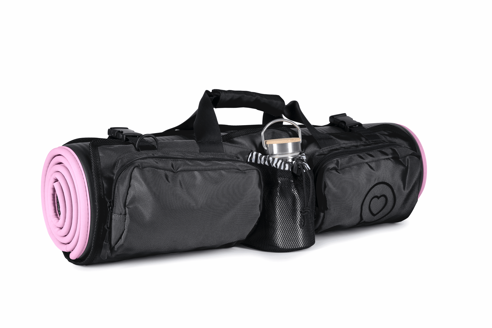 Orla Yoga Mat Roll Bag - Midnight Black – Roo Betty