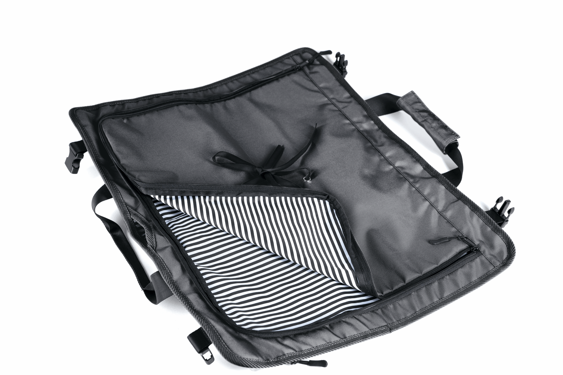 The Roo betty Orla Yoga Mat bag has a zipped  lined inner compartment for a light change of clothes