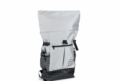 The Roo betty Nyx back pack has an extra large roll top which makes it easy to pack 