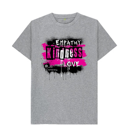 Athletic Grey UNISEX\/Men's - Heart Chakra Energy - Words to Empower