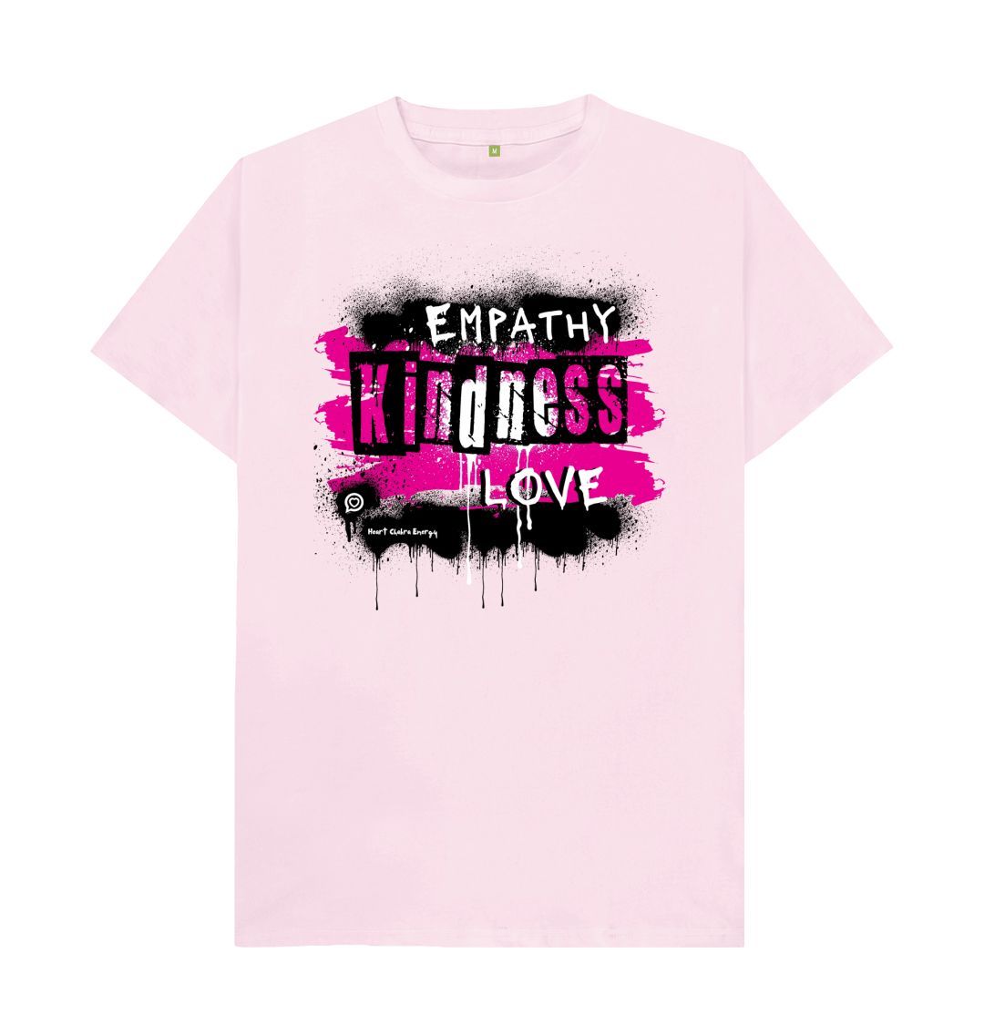Pink UNISEX\/Men's - Heart Chakra Energy - Words to Empower