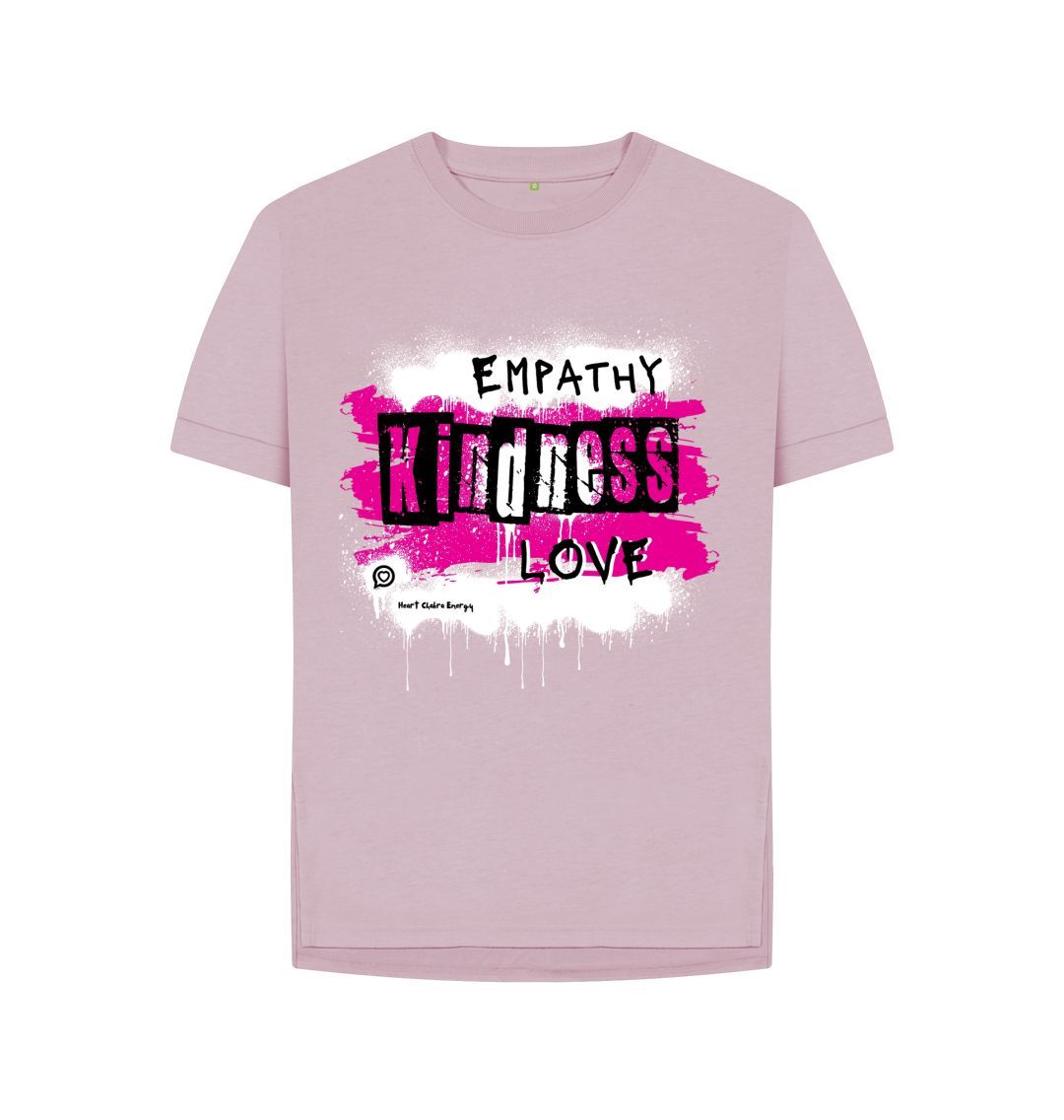 Mauve Women's Relaxed Fit - Heart Chakra Energy (Pink) - Words to Empower